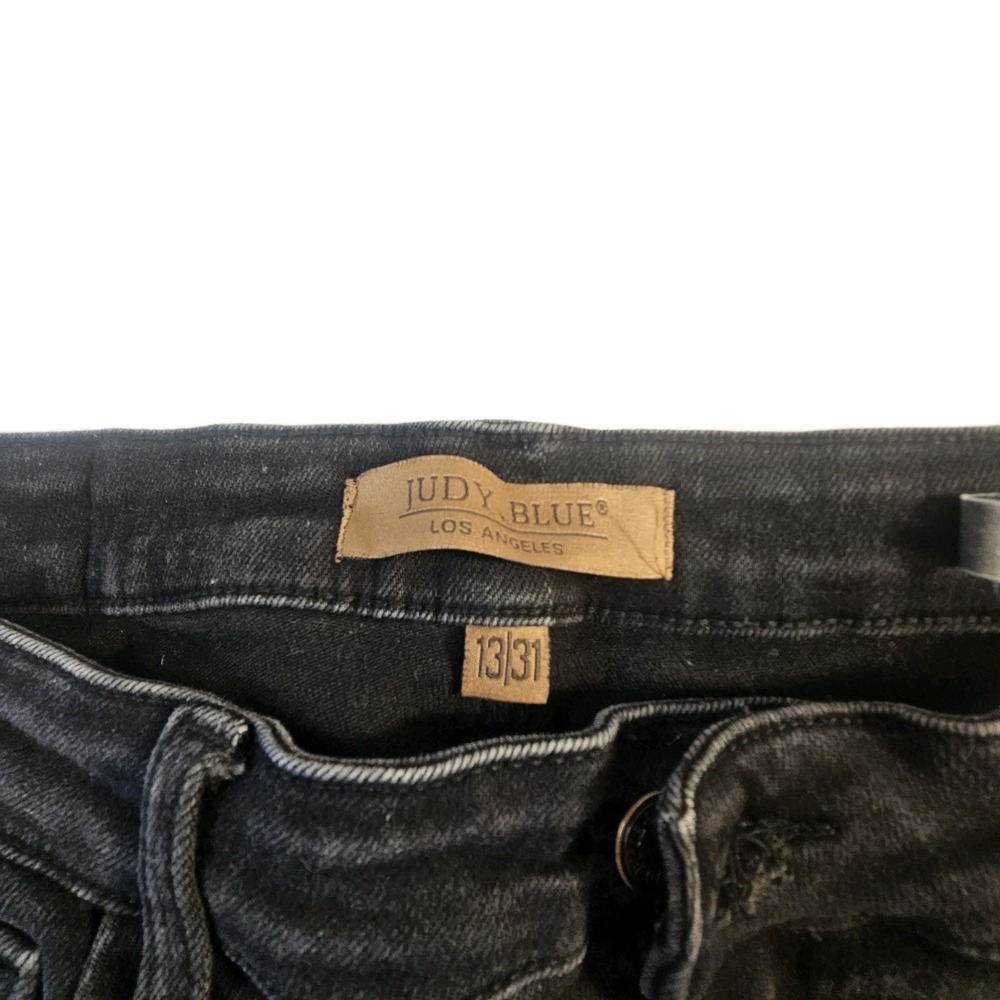 Judy Blue High Waist Straight Leg Dark Wash Jeans Size 13/31 JB88646 - Picture 3 of 8
